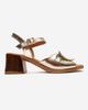 Forever & Always Shoes Forever & Always Shoes Asha Leather Block Heel Sandal - 4