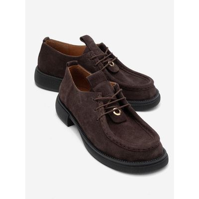 Forever & Always Shoes Forever & Always Shoes Band Leather Lace Up Loafer