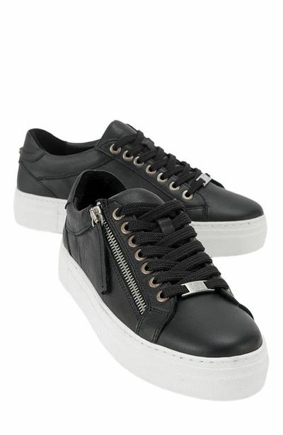 Forever & Always Shoes Forever & Always Shoes Beryl Leather Zip Sneaker