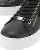 Forever & Always Shoes Forever & Always Shoes Beryl Leather Zip Sneaker - 4
