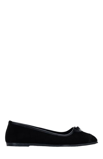 Forever & Always Shoes Forever & Always Shoes Brooklyn Leather Ballerina Flats