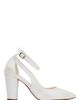 Forever & Always Shoes Forever & Always Shoes Camila Pointed Toe High Block Heels with Pearls - 2