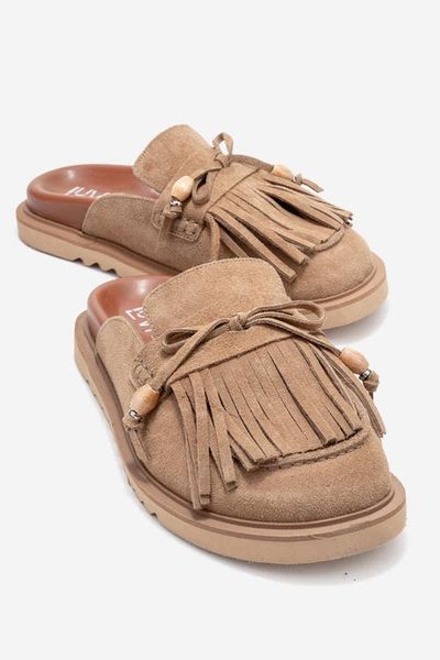 Forever & Always Shoes Forever & Always Shoes Carol Tassel Leather Mule