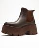 Forever & Always Shoes Forever & Always Shoes Clen Leather Platform Chelsea Boot - 4