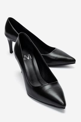 Forever & Always Shoes Forever & Always Shoes Clyde Leather Stiletto Pointed Toe Pump