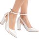 Forever & Always Shoes Forever & Always Shoes Colette Pointed Toe High Block Heels - 5