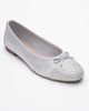 Forever & Always Shoes Forever & Always Shoes Copos Leather Bow Cap Toe Ballet Flat - 3