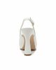 Forever & Always Shoes Forever & Always Shoes Corin Pointed Toe Slingback Wedding Platform Pump - 3