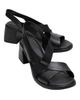 Forever & Always Shoes Forever & Always Shoes Crina Elasticated Leather Chunky Heel Sandal - 1