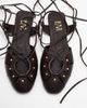 Forever & Always Shoes Forever & Always Shoes Daria Leather Ankle Lace-Up Sandal - 3