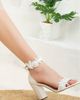 Forever & Always Shoes Forever & Always Shoes Dede Lace Bridal Heeled Sandals - 4