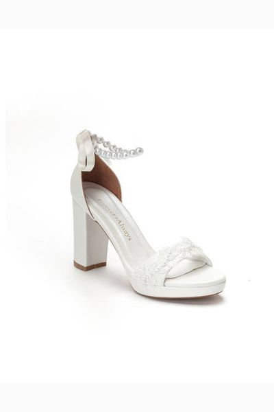 Forever & Always Shoes Forever & Always Shoes Delphina Pearl Bridal Heel