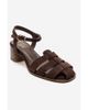 Forever & Always Shoes Forever & Always Shoes Devora Leather Block Heel Sandal - 1