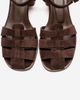 Forever & Always Shoes Forever & Always Shoes Devora Leather Block Heel Sandal - 5