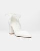 Forever & Always Shoes Forever & Always Shoes Elisa Block Heel Bridal Pump - 1