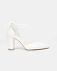 Forever & Always Shoes Forever & Always Shoes Elisa Block Heel Bridal Pump - 2