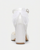 Forever & Always Shoes Forever & Always Shoes Elvienne Pointed Toe Block Heel Bridal Sandal - 3