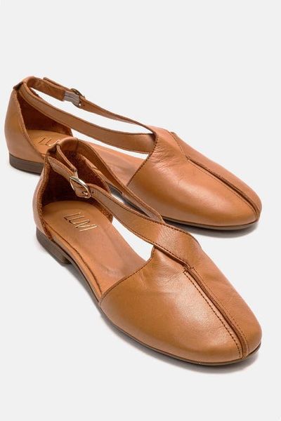 Forever & Always Shoes Forever & Always Shoes Fable Leather Side Cut Ballet Flat