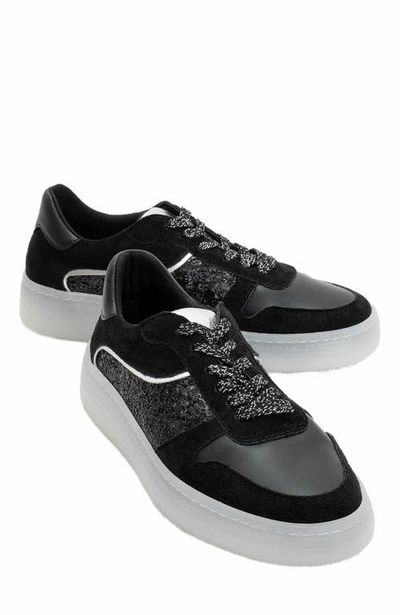 Forever & Always Shoes Forever & Always Shoes Felipe Glitter Leather Sneakers