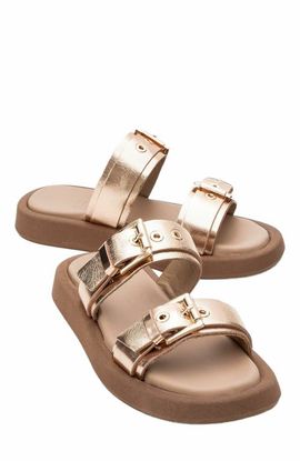 Forever & Always Shoes Forever & Always Shoes Finezza Leather Two-Strap Sandal