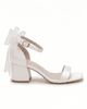 Forever & Always Shoes Forever & Always Shoes Floraya Bow Block Heel Bridal Sandal - 2