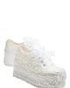 Forever & Always Shoes Forever & Always Shoes Florette Lace Bridal Platform Sneakers - 2