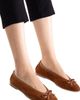 Forever & Always Shoes Forever & Always Shoes Freya Leather Ballerina Flats - 3
