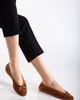 Forever & Always Shoes Forever & Always Shoes Freya Leather Ballerina Flats - 5