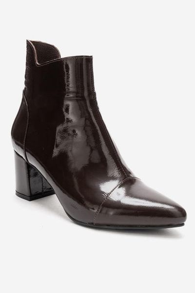 Forever & Always Shoes Forever & Always Shoes Gael Leather Block Heel Boot