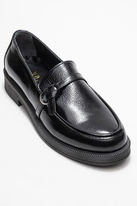 Forever & Always Shoes Forever & Always Shoes Galea Buckled Leather Loafers