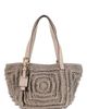 Forever & Always Shoes Forever & Always Shoes Giorgia Hand Woven Shoulder Bag with Leather Straps - 1