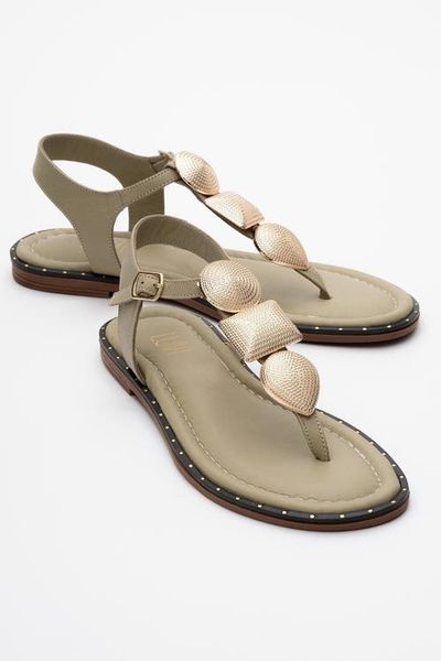 Forever & Always Shoes Forever & Always Shoes Giulia Leather Flat Sandal