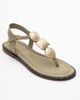Forever & Always Shoes Forever & Always Shoes Giulia Leather Flat Sandal - 3