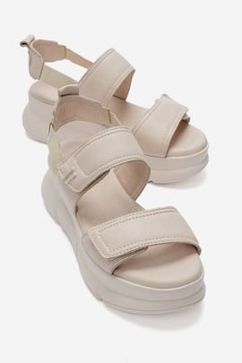 Forever & Always Shoes Forever & Always Shoes Heleste Leather Platform Sandal