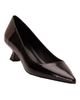 Forever & Always Shoes Forever & Always Shoes Helly Kitten Heel Leather Stiletto Pumps - 1