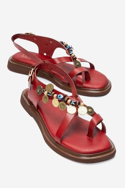 Forever & Always Shoes Forever & Always Shoes Hush Leather Beaded Sandal