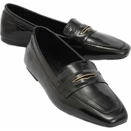 Forever & Always Shoes Forever & Always Shoes Iridessa Leather Flat Loafers