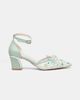 Forever & Always Shoes Forever & Always Shoes Iry Block Heel Bridal Pointed Toe Pump - 2