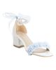Forever & Always Shoes Forever & Always Shoes Jasmine Lace Bridal Low Heel Sandals - 1