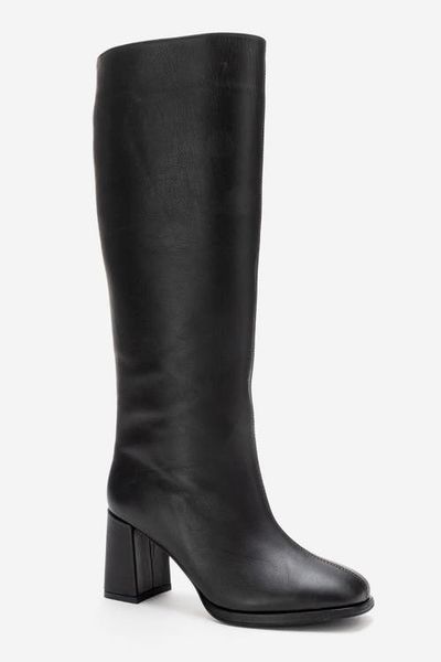 Forever & Always Shoes Forever & Always Shoes Javen Leather Block Heel Boot