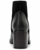 Forever & Always Shoes Forever & Always Shoes Jessica Leather Block Heel Zip Boot - 3