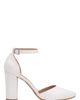 Forever & Always Shoes Forever & Always Shoes Jolie High Block Heels with Ribbon - 2