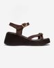 Forever & Always Shoes Forever & Always Shoes Kalia Leather Wedge Sandal - 3