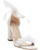Forever & Always Shoes Forever & Always Shoes Krystal Lace Bridal Sandals with Pearls - 1