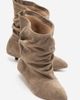 Forever & Always Shoes Forever & Always Shoes Lancy Leather Kitten Heel Ankle Boot - 4