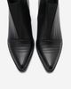 Forever & Always Shoes Forever & Always Shoes Lemma Leather Block Heel Ankle Boot - 5