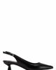 Forever & Always Shoes Forever & Always Shoes Lety Slingback Kitten Heel Leather Pumps - 1
