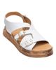 Forever & Always Shoes Forever & Always Shoes Levine Leather Buckled Side-Zip Sandal - 3