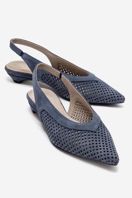 Forever & Always Shoes Forever & Always Shoes Lieve Leather Slingback Pump