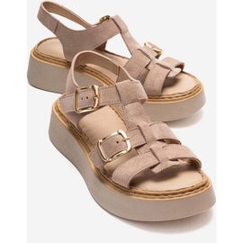 Forever & Always Shoes Forever & Always Shoes Loin Leather Platform Sandal